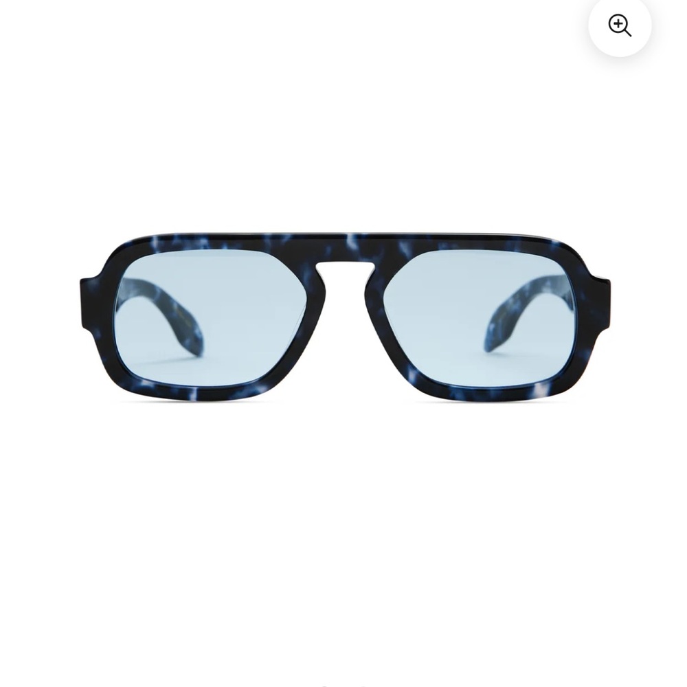 Elisa Johnson mini in  Blue Tortoise Sunglasses